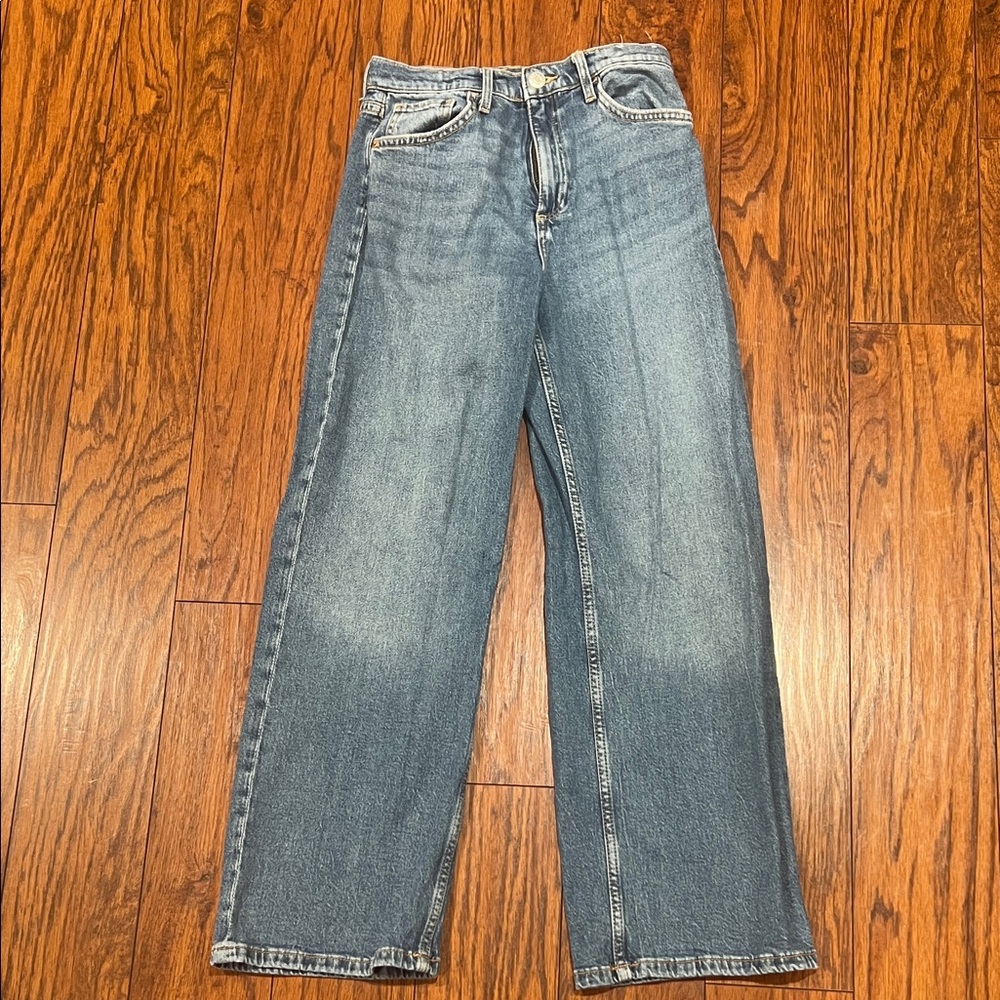 H&M wide leg jeans
